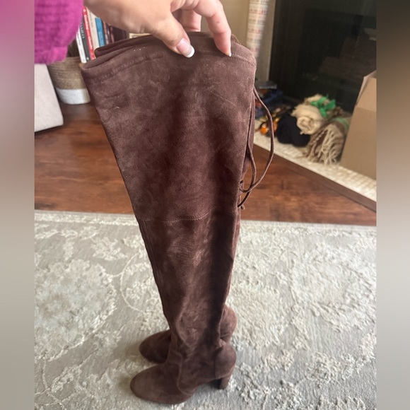 Stuart Weitzman Brown Highland Over-the-Knee Boots- off size 7 & 7.5 NWOT - Picture 6 of 15